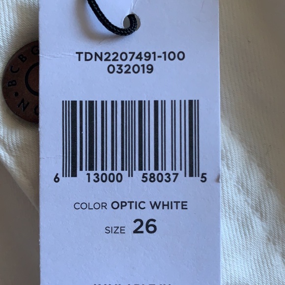 BCBGeneration mid rise white skinny jeans with tags! - Picture 6 of 6